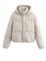 Women's oversized puffer jacket, view 1