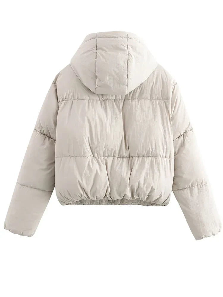 Women's oversized puffer jacket, view 2