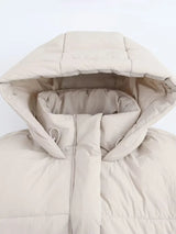 Women's oversized puffer jacket, view 3
