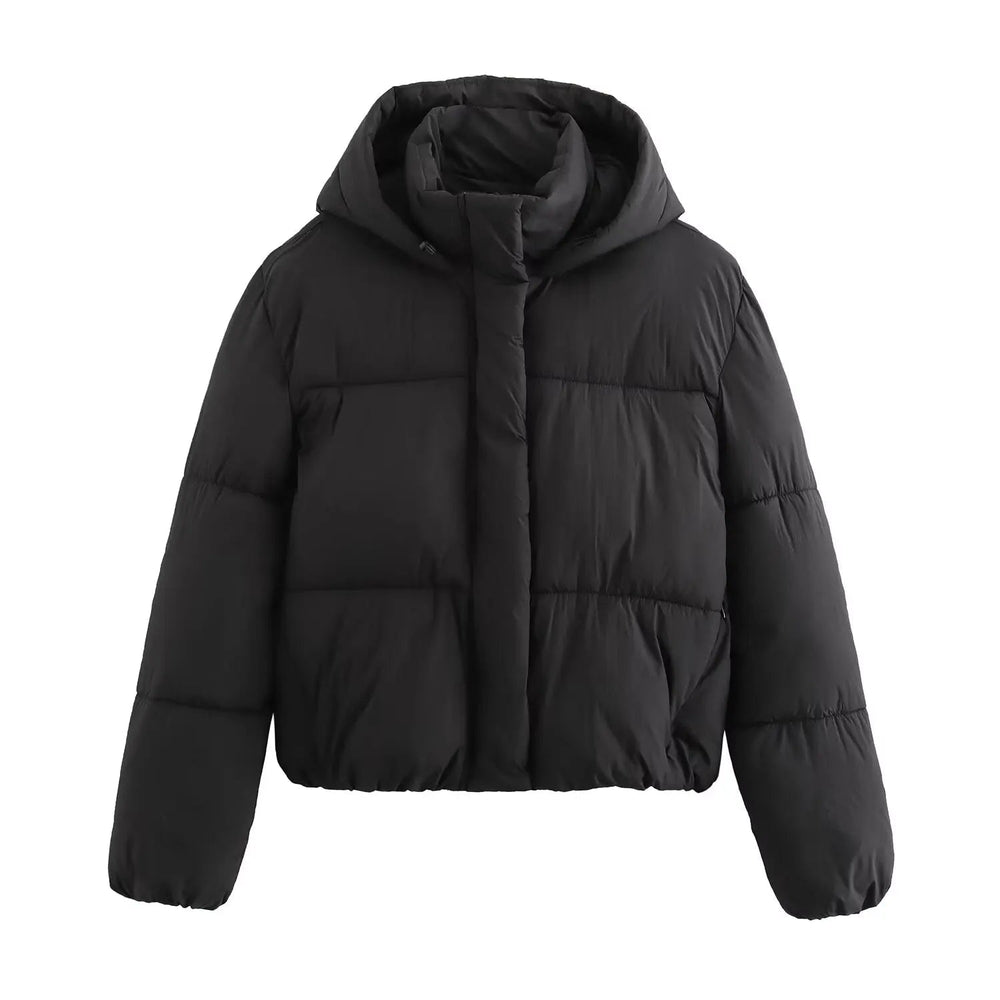 Women's oversized puffer jacket, view 4