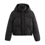 Women's oversized puffer jacket, view 4