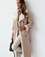 Women's double-breasted trench coat, view 5
