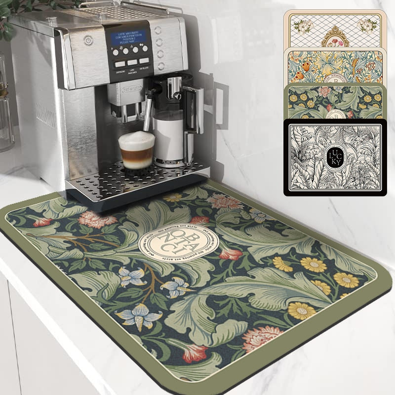 Polyester Dish Drying Mat – Absorbent, Non-Slip & Antibacterial, Multiple Sizes