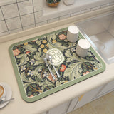 Polyester Dish Drying Mat – Absorbent, Non-Slip & Antibacterial, Multiple Sizes