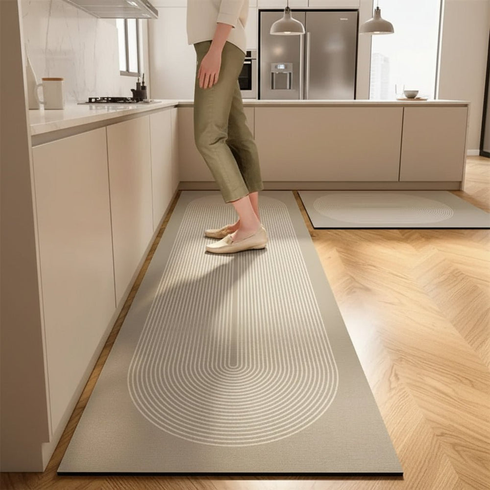KITCHENEASE Anti-Fatigue Kitchen Mat - Absorbent, Non-Slip Surface for Comfort & Safety in the Kitchen