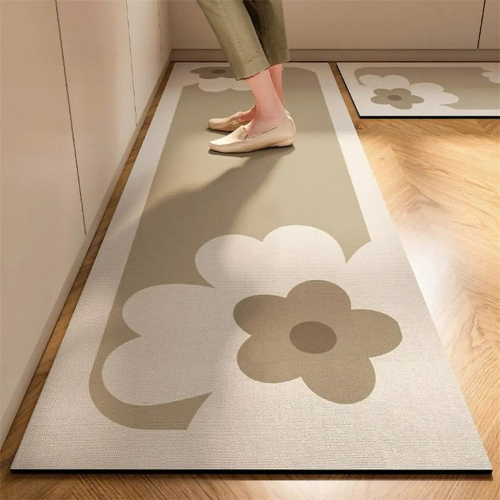 KITCHENEASE Anti-Fatigue Kitchen Mat - Absorbent, Non-Slip Surface for Comfort & Safety in the Kitchen