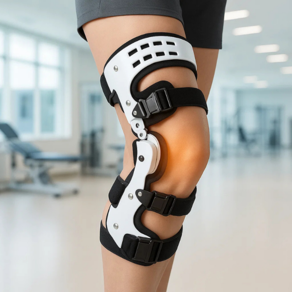Knee Brace – Arthritis Support, Adjustable Strap & Dual-Side Fit