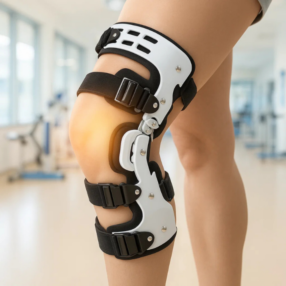 Knee Brace – Arthritis Support, Adjustable Strap & Dual-Side Fit
