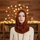 Knit Beanie Cashmere Winter Ribbed Pom-Pom Cold Weather Beanie