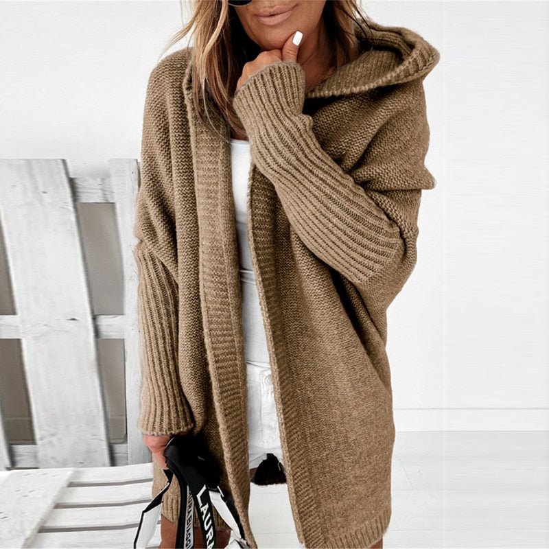 Knitted Autumn Cardigan - CuddleWrap