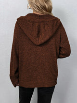 Knitted Cardigan with Hood - Mila