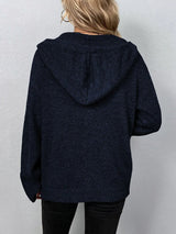 Knitted Cardigan with Hood - Mila