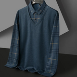 Knitted Men's Jumper with Print - Noah