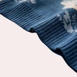 Knitted Mens Sweater with Mountain Pattern - Nordin