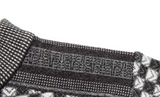 Men's sweater with check knit pattern – Fabian