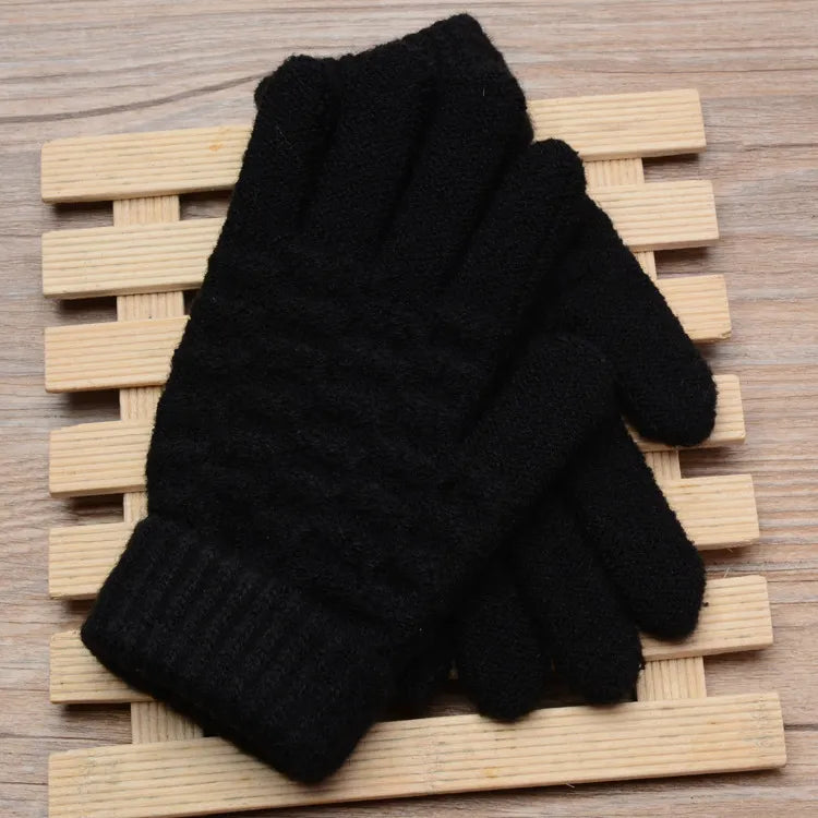 Amara Women's Knitted Touchscreen Gloves - Warm & Stylish Winter Accessory