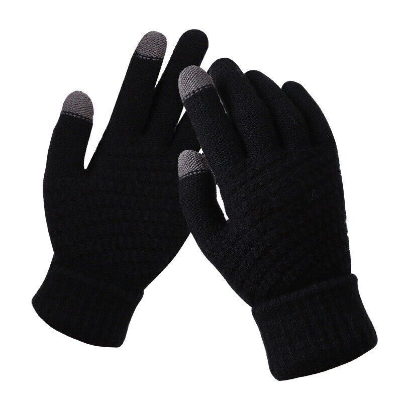 Amara Women's Knitted Touchscreen Gloves - Warm & Stylish Winter Accessory
