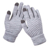 Amara Women's Knitted Touchscreen Gloves - Warm & Stylish Winter Accessory
