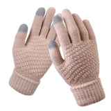 Amara Women's Knitted Touchscreen Gloves - Warm & Stylish Winter Accessory