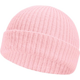 Cozy Knitted Winter Beanie for Men & Women - Stylish Robin Red Color