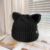 Cozy Knitted Cat Ear Winter Hat - PurrWarm | Stylish & Warm Beanie for Cold Weather