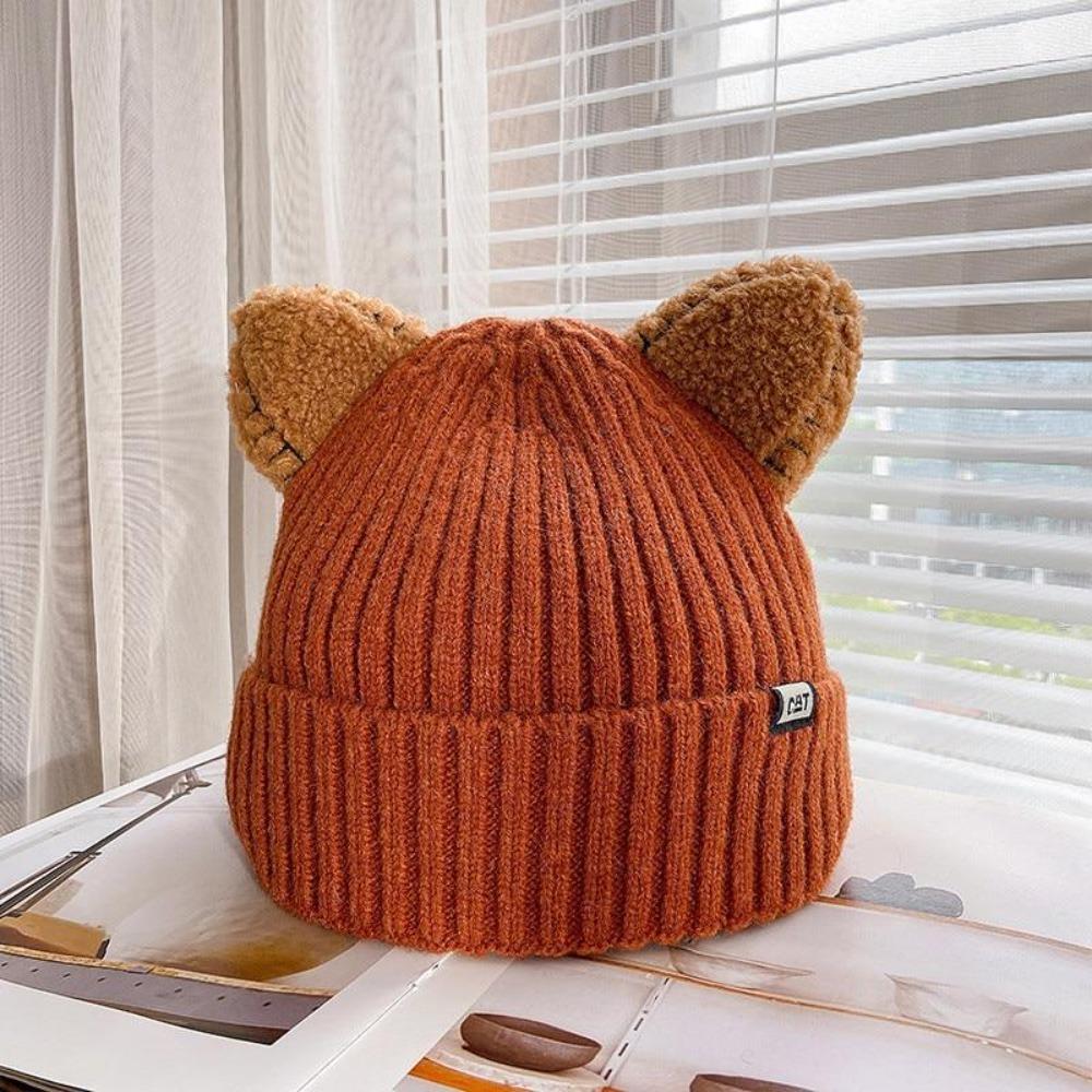 Cozy Knitted Cat Ear Winter Hat - PurrWarm | Stylish & Warm Beanie for Cold Weather