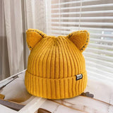 Cozy Knitted Cat Ear Winter Hat - PurrWarm | Stylish & Warm Beanie for Cold Weather