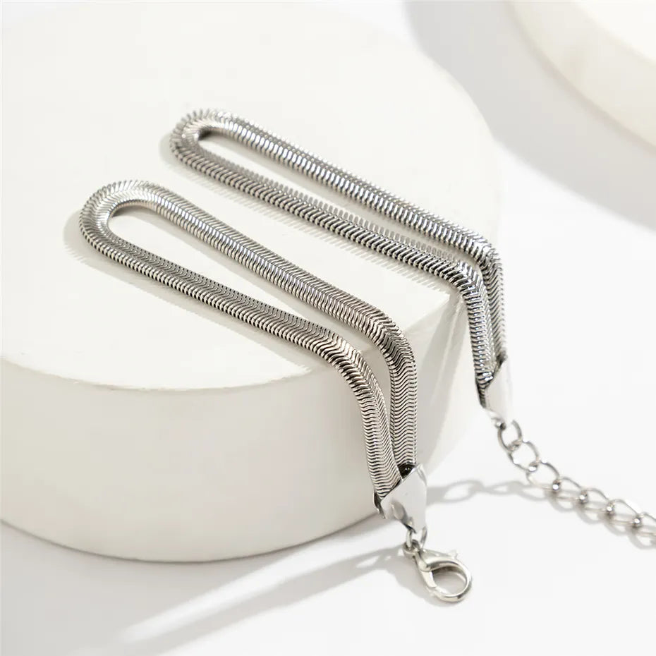 Elegant Women's Knotted Snake Chain Bracelet | Stylish Jewelry for Any Occasion