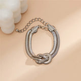 Elegant Women's Knotted Snake Chain Bracelet | Stylish Jewelry for Any Occasion