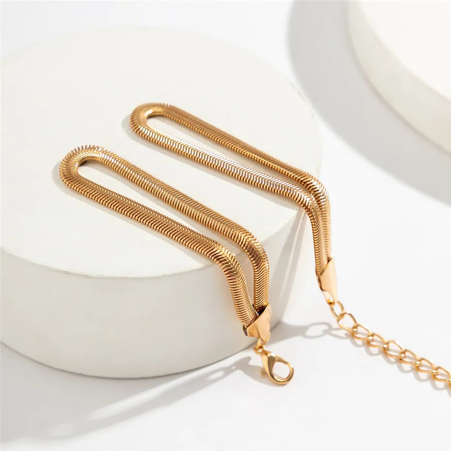 Elegant Women's Knotted Snake Chain Bracelet | Stylish Jewelry for Any Occasion