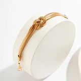 Elegant Women's Knotted Snake Chain Bracelet | Stylish Jewelry for Any Occasion