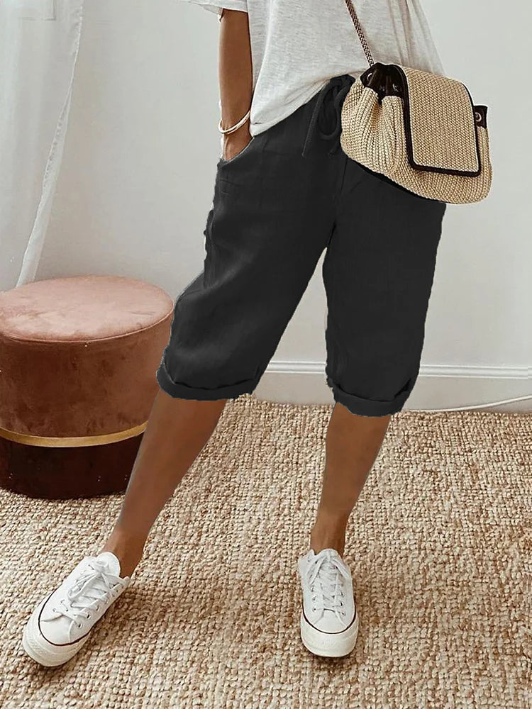 Sophie Casual Capri Pants for Women