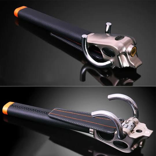 Steering Wheel Lock – Triple Locking, Anti-Theft & Adjustable Universal Fit