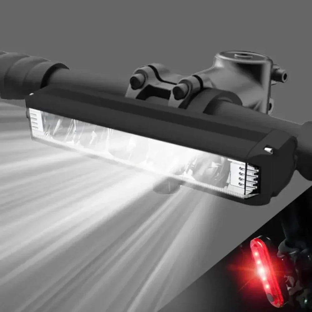 LED Bike Light 1400 Lumens – USB Rechargeable, Waterproof & 8-Hour Runtime