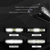 LED Bike Light 1400 Lumens – USB Rechargeable, Waterproof & 8-Hour Runtime