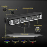 LED Bike Light 1400 Lumens – USB Rechargeable, Waterproof & 8-Hour Runtime