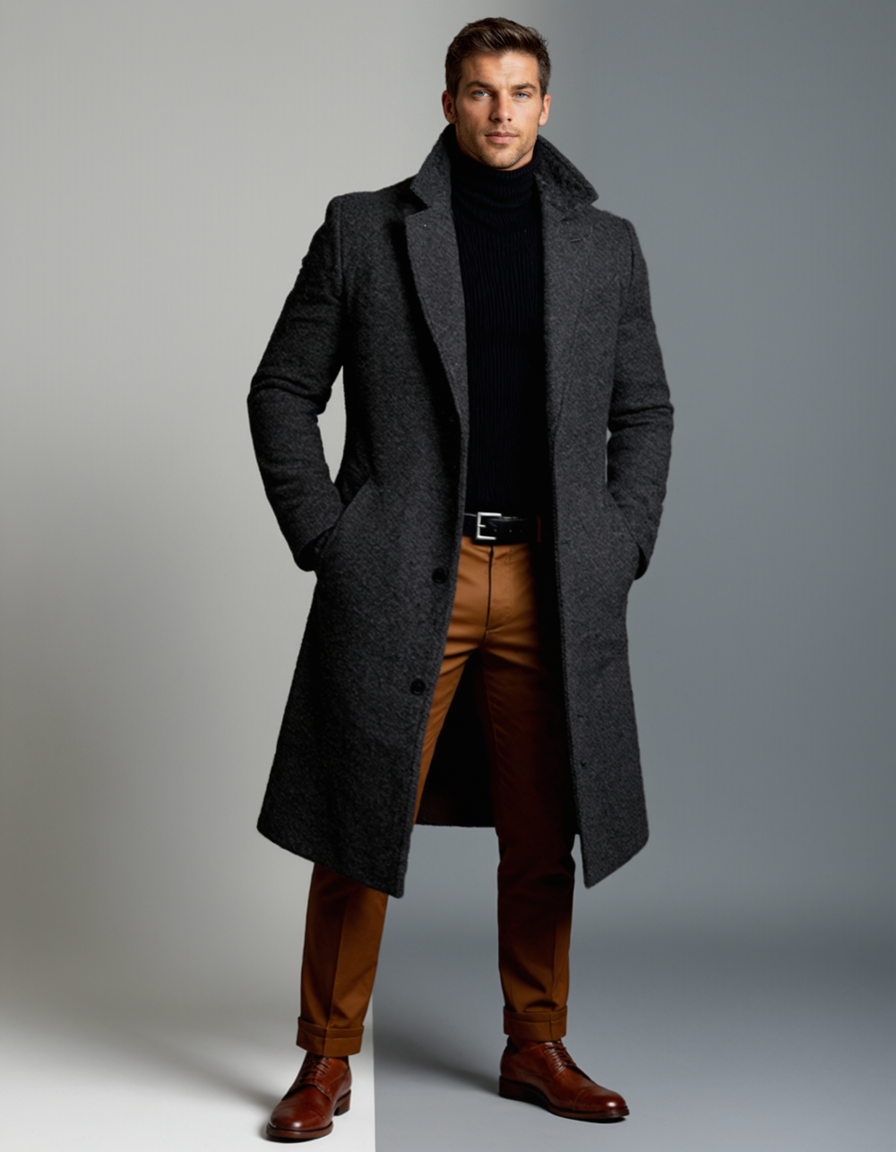 Men's padded coat, view 1
