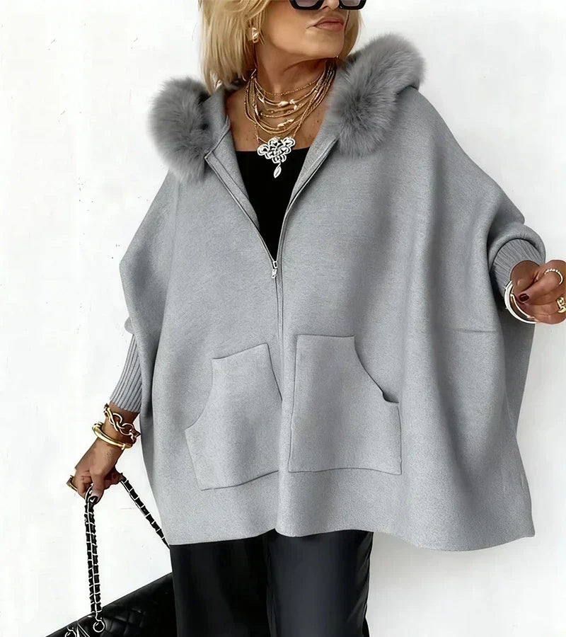 Women's hooded coat, view 3