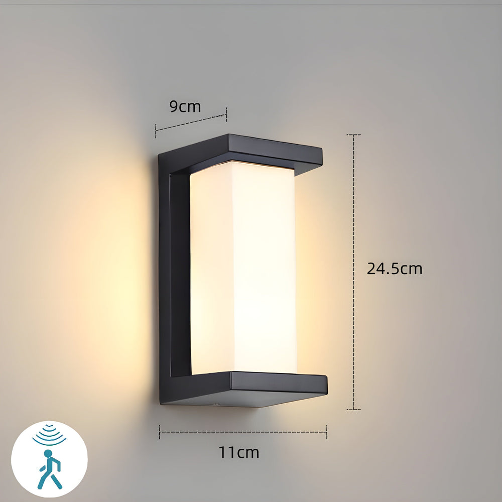 LED Outdoor Wall Light – IP65 Waterproof, Motion Sensor & Aluminum Body