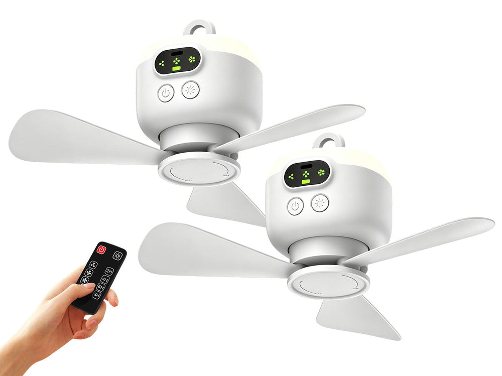 Ceiling Fan with LED Light and Remote Control