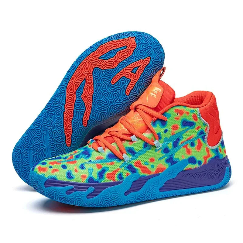 Zane Men's Basketball Shoes - Orange