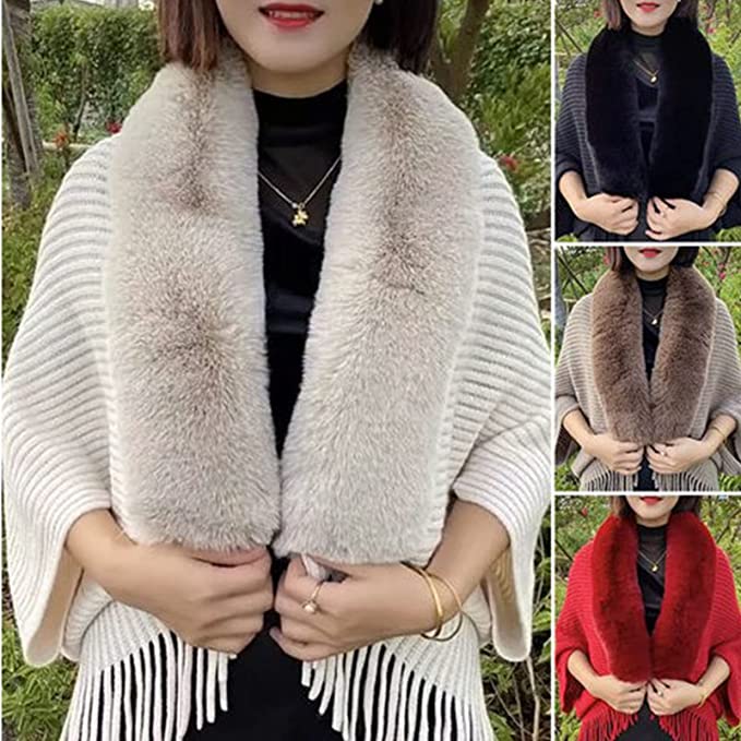 Ladies' Coat Louise - With Luxurious Faux Fur Collar | One Size