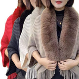 Ladies' Coat Louise - With Luxurious Faux Fur Collar | One Size