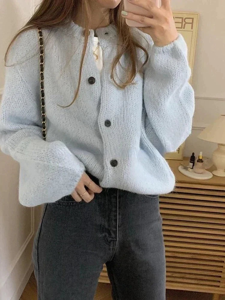 Ladies Knitted Cardigan - Nova