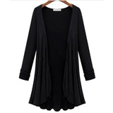 Ladies' knitted cardigan with ruffles - Chiara