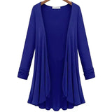 Ladies' knitted cardigan with ruffles - Chiara