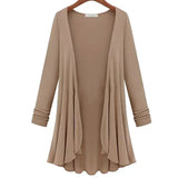 Ladies' knitted cardigan with ruffles - Chiara