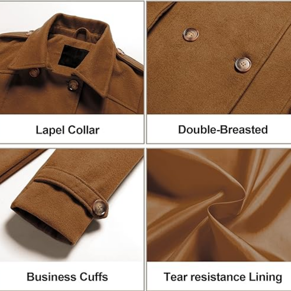 Women's Nina Padded Winter Trench Coat with Hood - Stylish & Warm Outerwear for Cold Weather