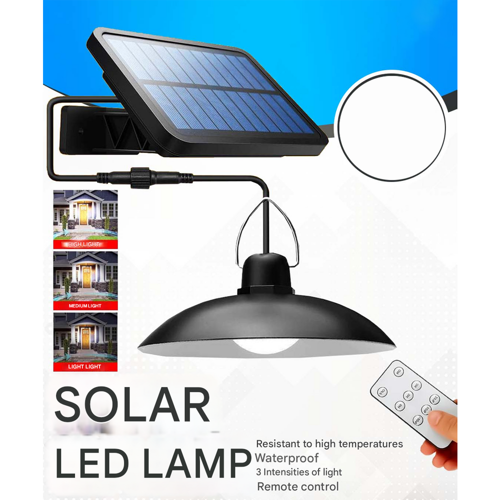 TwinRay – Wireless Solar LED Lamp Set with Remote Control