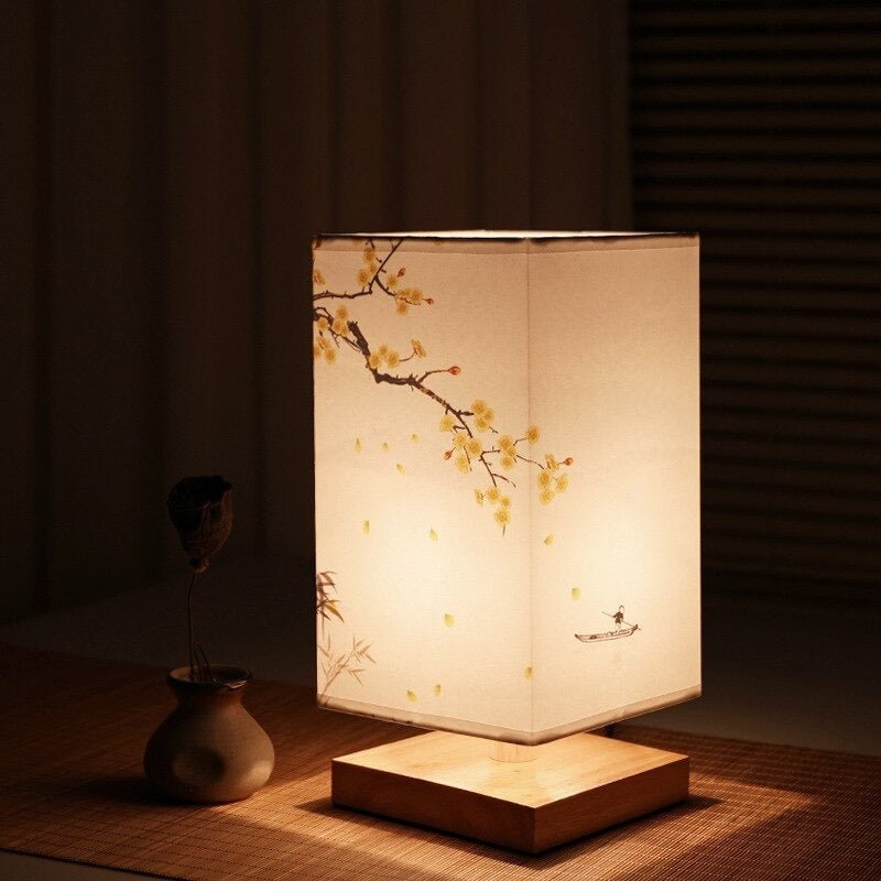 BowLift | Paper Table Lamp | Japanese Scandinavian Style | Warm Light